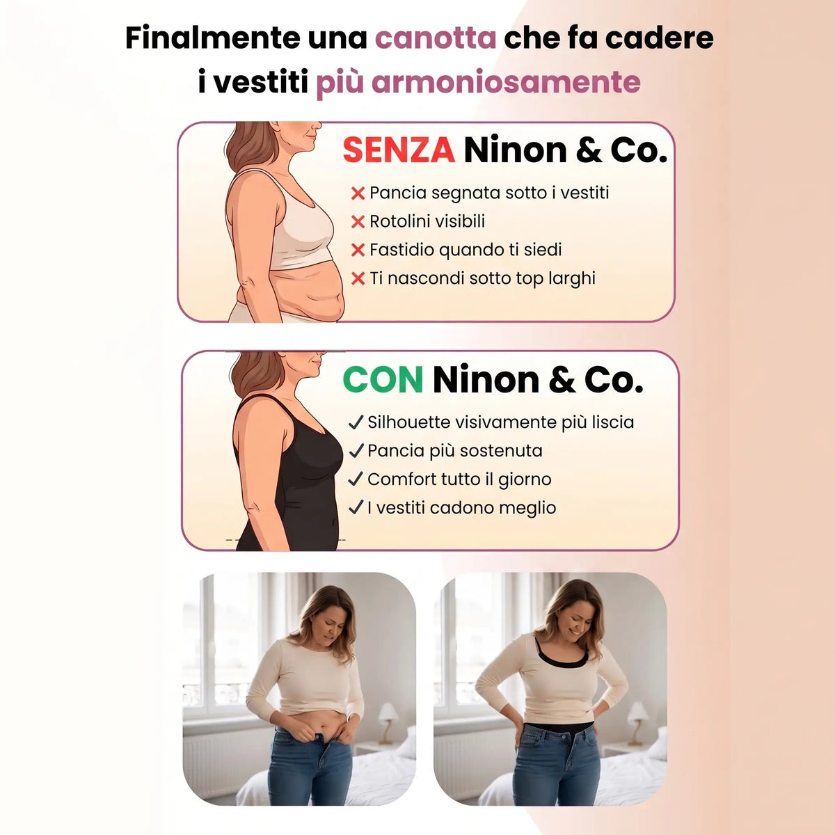 Ninon & Co - Canotta Modellante deb-04